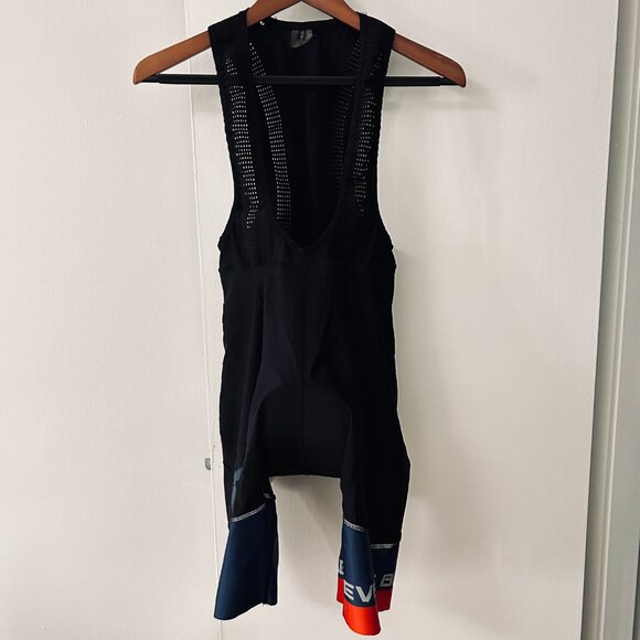 IQ TURAM Mens size M Cycling Bib Black Padded Biking Activewear Shorts bevisible - Picture 2 of 16